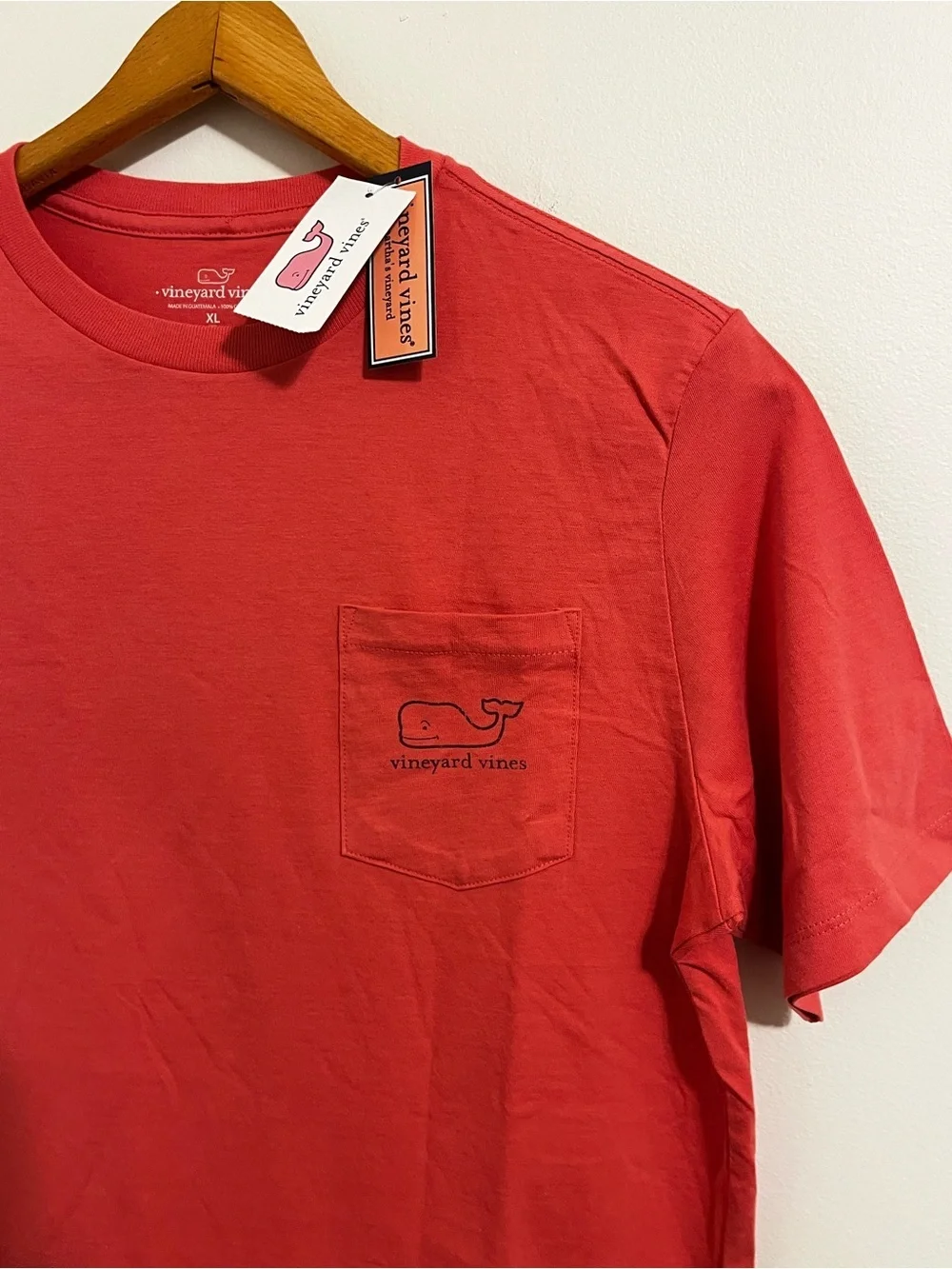 NWT Vineyard Vines ‘Vintage’ Whale Logo Pocket Tee Short Sleeve Youth XL Cotton